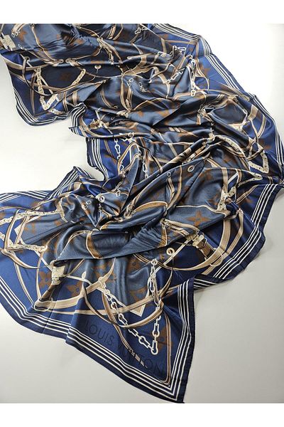Webinay Home Lv Voile Silk Shawl New Season Premium Quality Luxury Silk Shawl