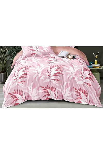 CHIRASO CHIRASO Finet Bedding Set, 4 Pieces, Sheet 140x200, Duvet Cover 160x200, 2 Pillowcases, with print