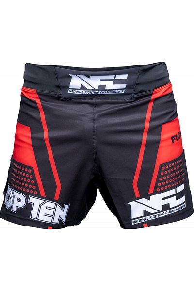 Top Ten MMA Shorts “NFC”, Top Ten, Red, XL