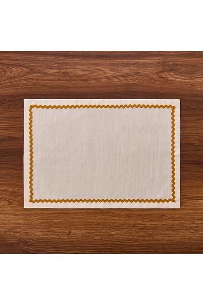 ASPARTAM Mustard 2-Piece American Service - White - 35X50 cm