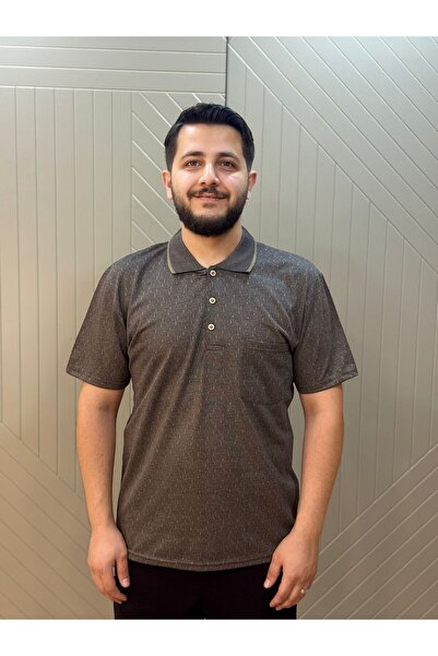 giyimcikrt POLLBRAND BABA TSHIRT JAKARLI DESENLİ CEPLİ MODEL
