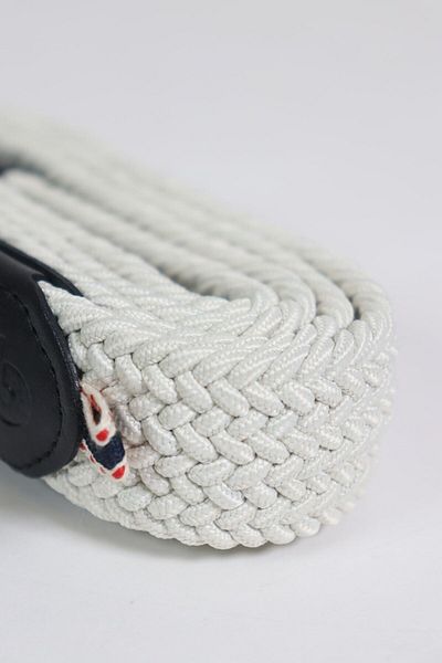 babbelt Elastic Knitted Unisex Belt Ecru