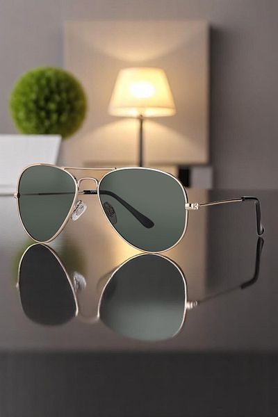 Daniel Klein 100% Polarized Uv400 Protection Gold Color Original Drop Men's Sunglasses Dkg6261C2