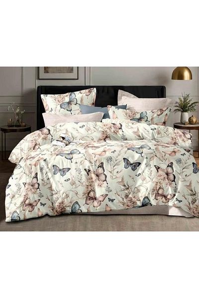 CHIRASO CHIRASO Finet Bedding Set, 6 Pieces, 2 Persons, Sheet 230x240, Quilt 200x230, 4 Pillowcases, Print
