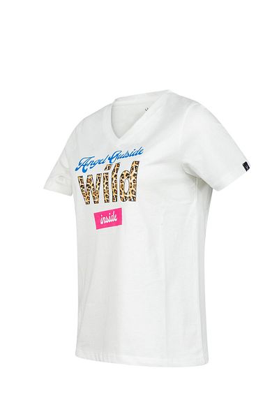 2AS Alone Printed V-Neck Women's T-Shirt 410