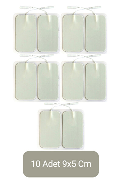 MediPal 10 Adet 9x5 Cm Universal Büyük Boy Kablolu Tens Pedi - Tens Elektrot ...