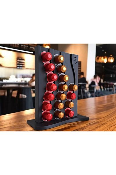ÖZTÜRK MAKİNE Nespresso Compatible Coffee Capsule Holder Box Stand