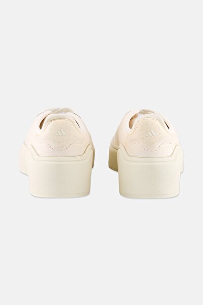 adidas by Stella McCartney Kids Girl aSMC Court Cotton Lace Up Outdoor Shoes, Off White
