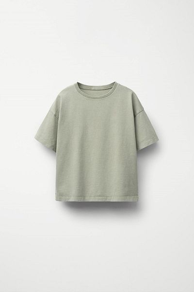 ZUZUNGA Tricou unisex de bază cu mânecă scurtă pentru copii