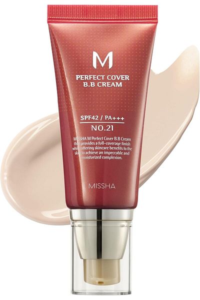 Missha M Perfect Cover BB Cream No. 21 Light Beige 50ml All Types