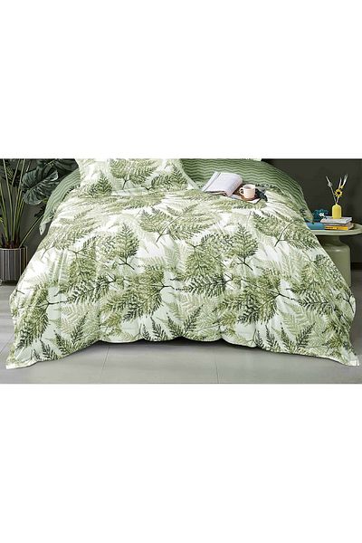 CHIRASO CHIRASO Finet Bedding Set, 4 Pieces, Sheet 140x200, Duvet Cover 160x200, 2 Pillowcases, with print