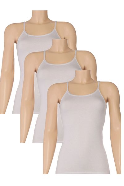 Fanilam Star Bamboo Rope Strap Women's Tank Top 3-Piece – Breathable, Soft and Natural