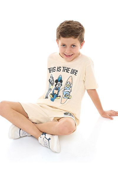 R&B Printed T-Shirt And Shorts Set For Boys Top & Bottom Set 2-8Y