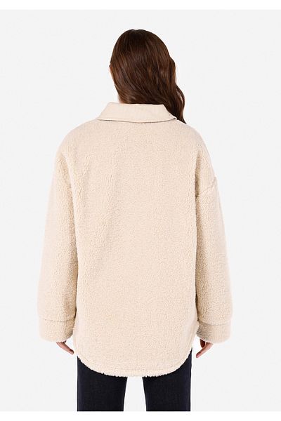 Colin's Regular Fit Shirt Neck Women's Beige Coat