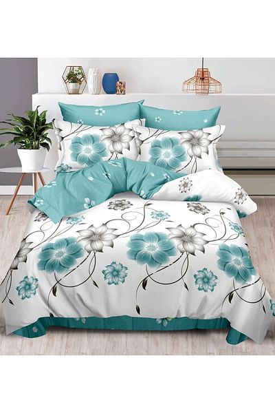 CHIRASO CHIRASO Finet Bedding Set, 6 Pieces, Double Bed, Sheet 180x200, Duvet Cover 200x230, 4 Pillowcases