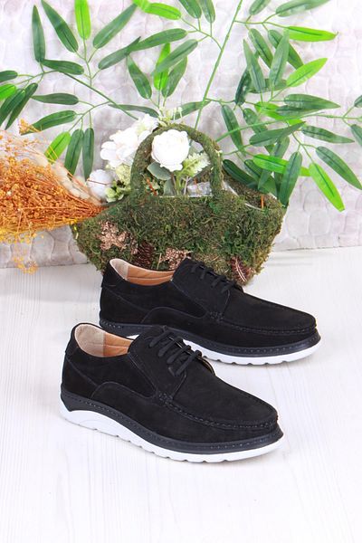Mehmet Mete 4044 Carlo Nubuck Lightweight Comfortable Genuine Leather Men's Shoes