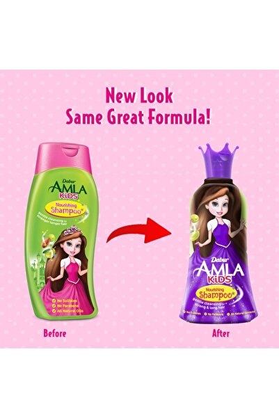 Dabur Amla Kids Nourishing Shampoo 200 ml Gentle Cleansing & Nourishment For Soft, Healthy Hair