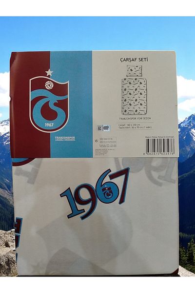 Trabzonspor New Season Licensed Single Sheet Set with Bandroll