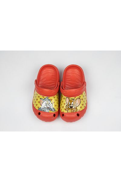 TOM Kids Clogs -lightweight & Comfortable Slip-on Footwear For Boys- Red