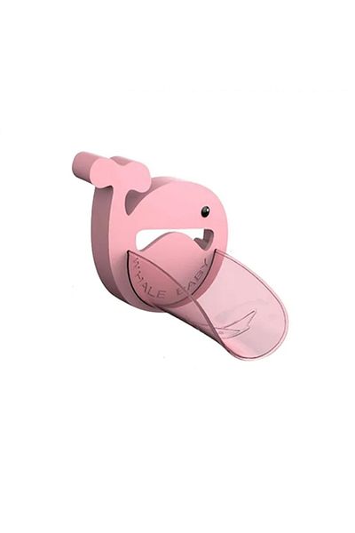 LUVLU Water Faucet Extender Whale Shaped, For Kids, Non-Toxic, BPA or Phthalate Free, Pink, LUVLU™