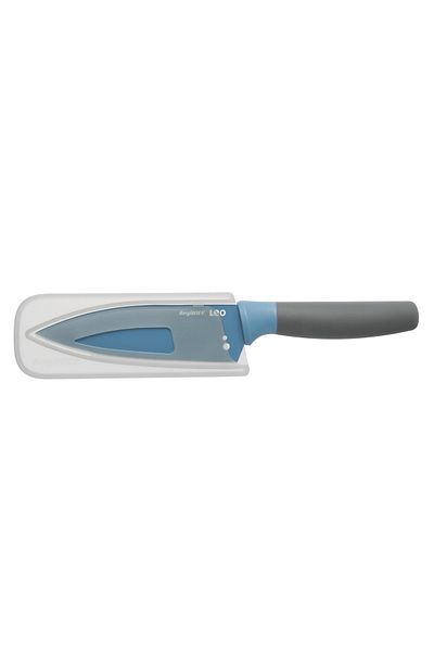 Berghoff Small chef's knife, 14 cm, protective sheath, Steel, Blue