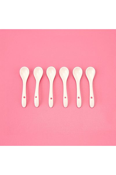 MATMEL Porcelain Tea Spoon - White
