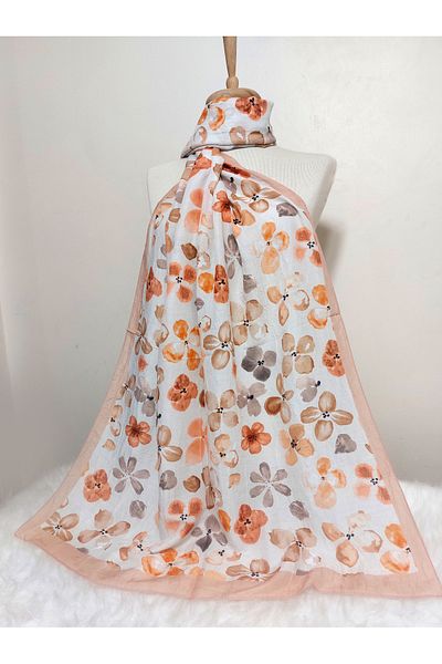 REMOMODA Patterned Bamboo Shawl