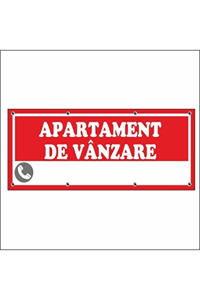 media Banner "Apartament de vanzare" model 2, 200 x 80 cm