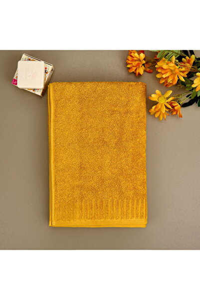 KUT FLY منشفة حمام ناعمة - خردل - 70x140 سم