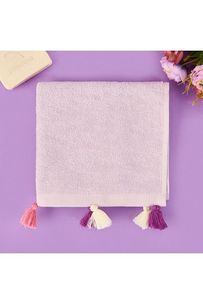MATMEL Thea Tasseled Hand Towel - Lilac - 30X40 cm