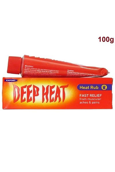 Deep heat مرهم لتخفيف آلام العضلات بسرعة - 100 جرام