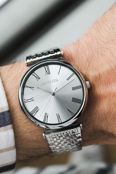Homies Hm24514S01-2 Men's Wrist Watch with Steel Cord