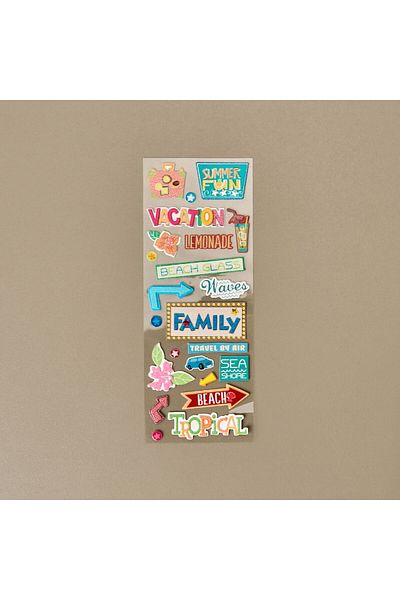 MATMEL 3D Holiday Printed Sticker -