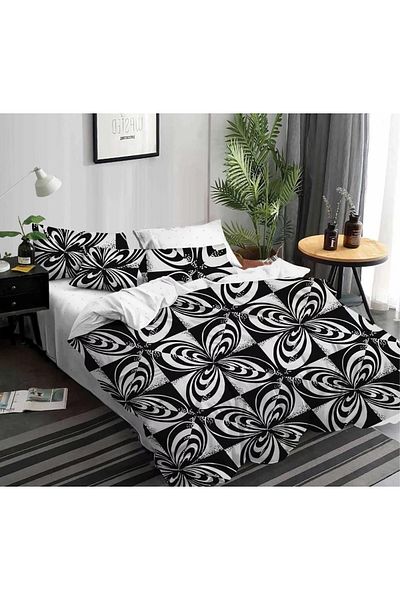 CHIRASO CHIRASO Finet Bedding Set, 6 Pieces, 2 Persons, Sheet 245x250, Quilt 200x230, 4 Pillowcases, Print