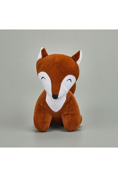 MATMEL Fox Figured Pillow - Brown - 25X25 cm