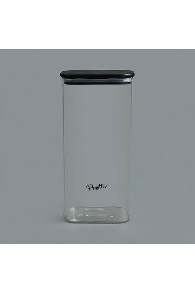 ASPARTAM Porter Storage Container - Black / Transparent - 1.8 Lt