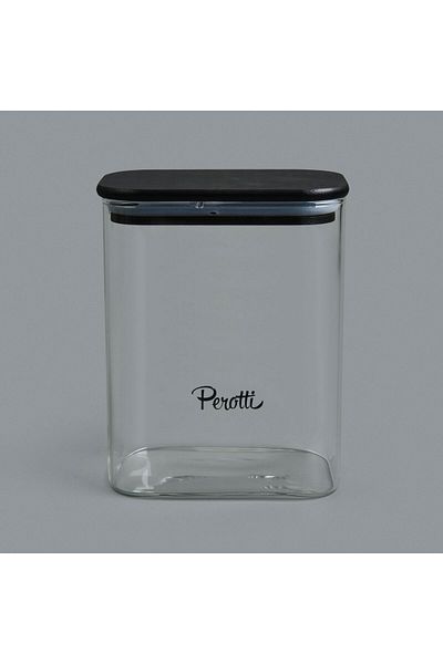 MATMEL Porter Storage Container - Black / Transparent - 1.2 Lt
