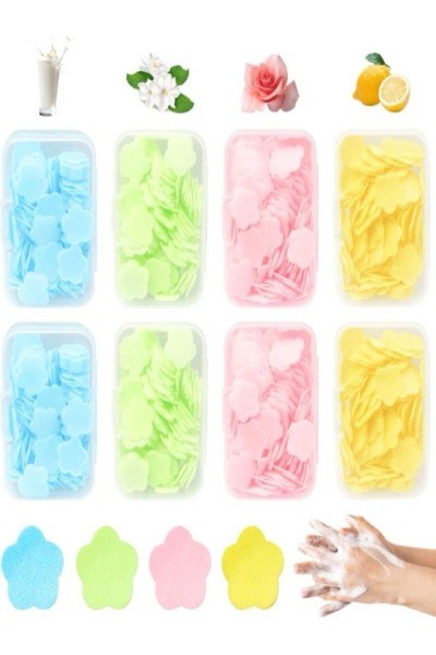 ETT Magic Paper Soap – 3 Pack 300 Sheets Perfumed Melting Hand Soap Gift