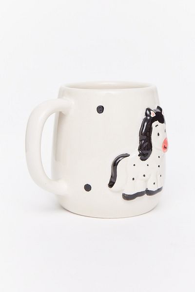 Loomart Handmade Ceramic Mug with 3D Cute Horse Figure 400 ml