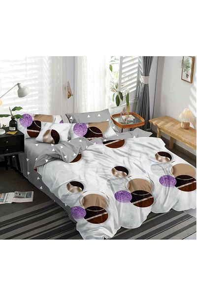 CHIRASO CHIRASO Finet Bedding Set, 6 Pieces, 2 Persons, Sheet 245x250, Quilt 200x230, 4 Pillowcases, Print