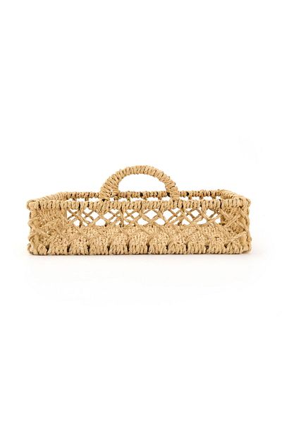 MATMEL Rustico Decorative Tray - Beige - 22 cm
