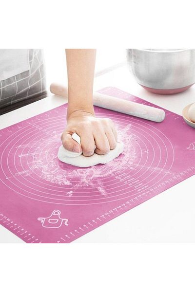 STOREMAX Svticaret Silicone Measuring Dough Rolling Mat Dough Rolling Cover Large Size 50X40 Mhm 1053513