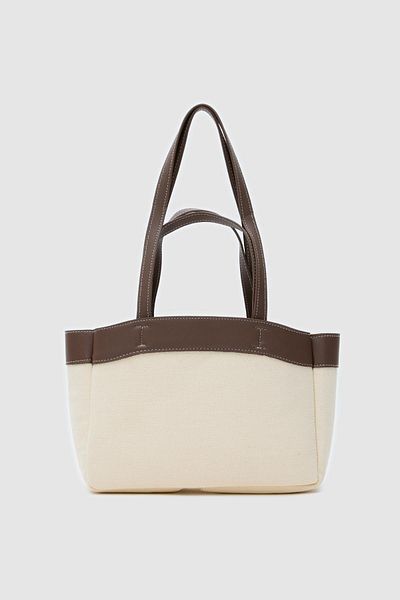 Shule Bags Geantă de umăr din pânză Marlove maro
