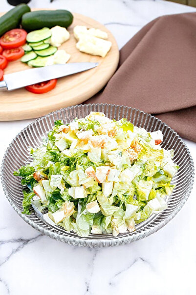 Home Luna Cam Salata Kasesi 30 cm – Salata Tabağı Sunum Kasesi