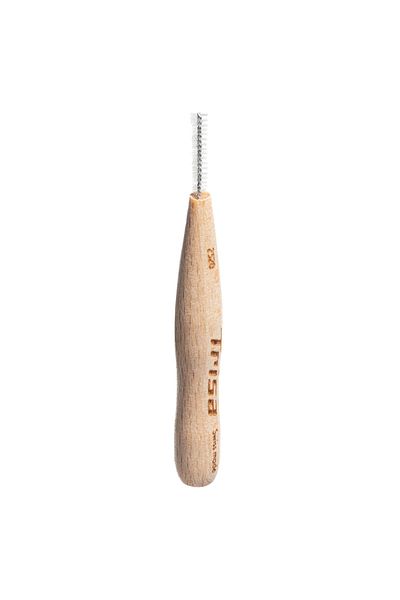 Trisa Natural Clean ISO 2 interdental toothbrushes, Bio,0.9mm,flexible spiral head 686670 Wood Nude