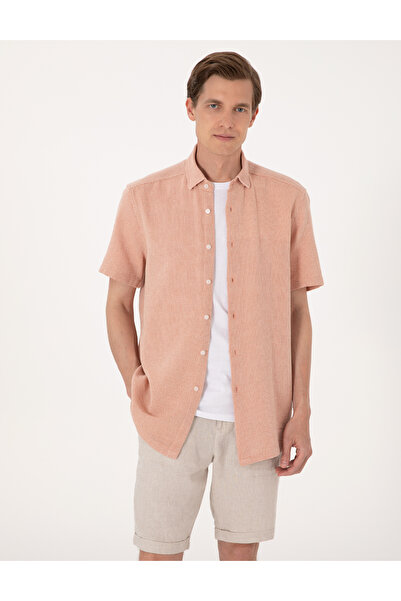 Pierre Cardin Cămașă cu mânecă scurtă Mercan Comfort Fit 50307070-VR186