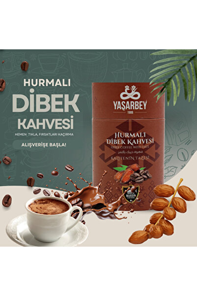 Yaşarbey MARDİN SPECİAL HURMALI DİBEK KAHVESİ 400 GR (HEDİYELİK KUTU)