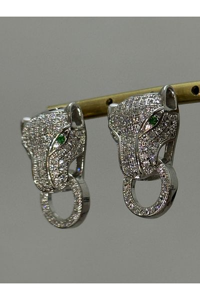 XUPING JEWELRY أقراط فولاذية بتفاصيل رأس الذئب 316L مقاومة للصدأ