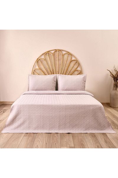 MATMEL Rante Double Bedspread - Dried Rose - 240X260 cm