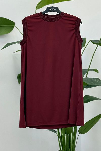 Ghisa Sleeveless Tunic Bordo 4677